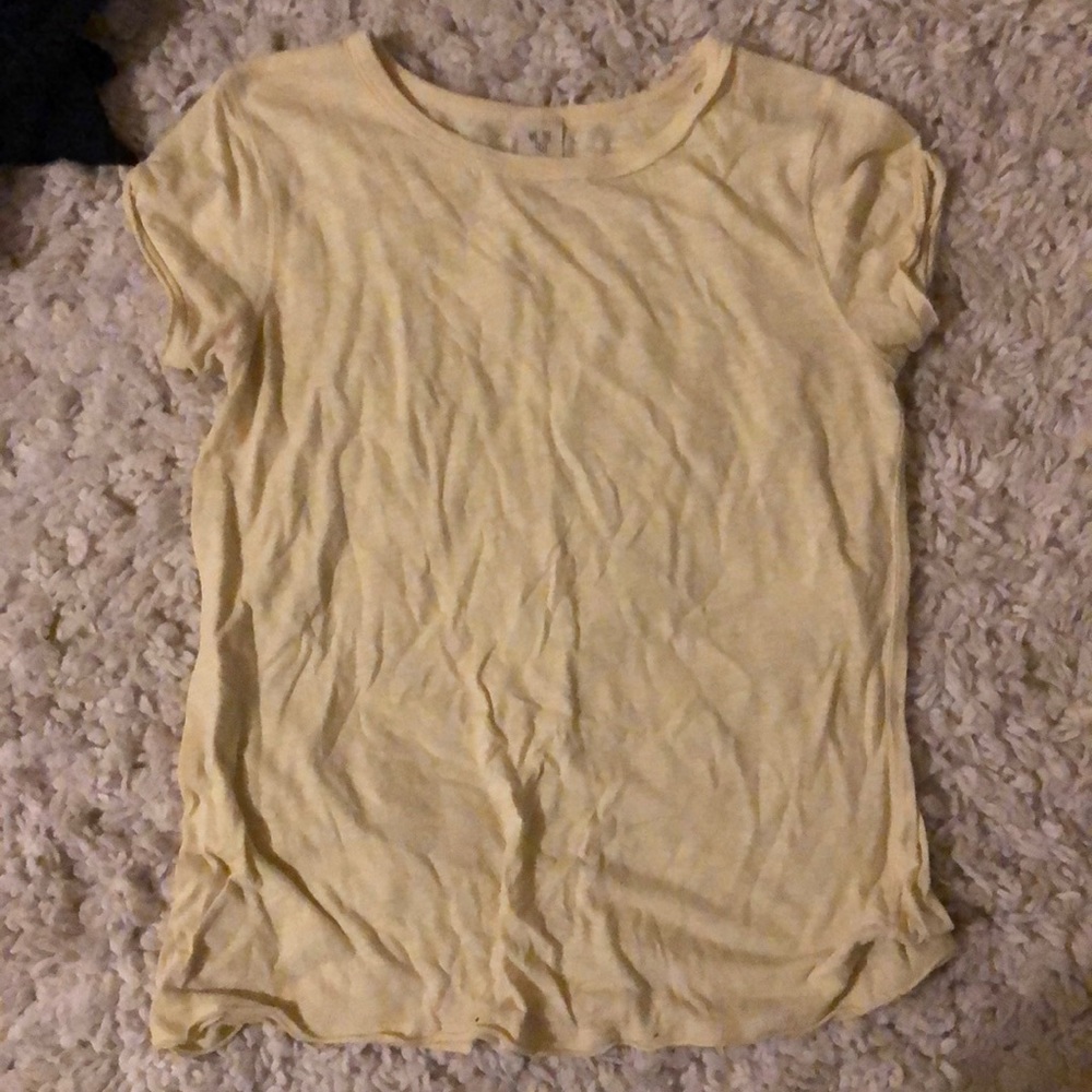yellow free people top
